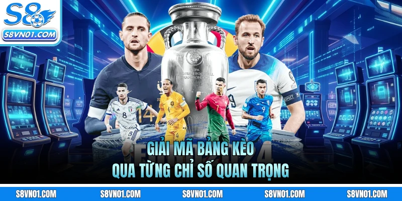 Giải mã bảng kèo qua từng chỉ số quan trọng