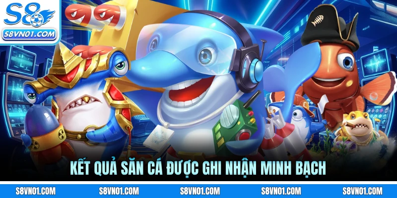 Kết quả săn cá được ghi nhận minh bạch